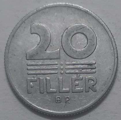 HUNGARY 20 Filler 1968 (used) | Indian Postage Stamps | Indian Coins | Old Indian Currency | Rare Indian Coins | Numismatic Collection India