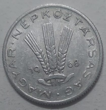 HUNGARY 20 Filler 1968 (used) | Indian Postage Stamps | Indian Coins | Old Indian Currency | Rare Indian Coins | Numismatic Collection India - Image 2