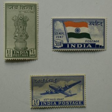 1947 Complete year pack 3 Stamp (Hinged/Gum washed)