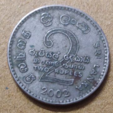 SRILANKA 2 Rupee 2002(Used)