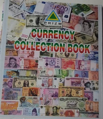 Currency Collection Book 20 Pages - double side