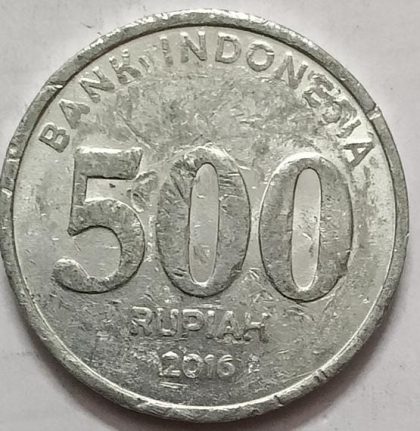 INDONESIA 500 RUPIAH 2016 (Used) | Indian Postage Stamps | Indian Coins | Old Indian Currency | Rare Indian Coins | Numismatic Collection India