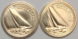 American Innovation Dollar Coin Rhode Island  'P&D'Mint