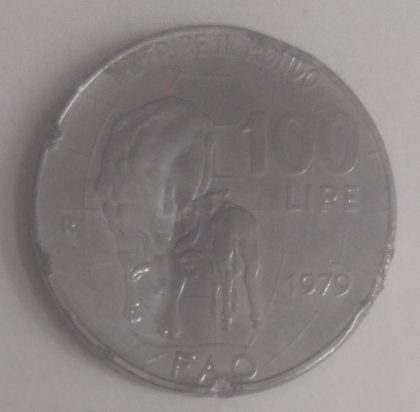 ITALY 100 LIRE 1979 (used) | Indian Postage Stamps | Indian Coins | Old Indian Currency | Rare Indian Coins | Numismatic Collection India - Image 2