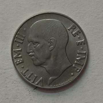 ITALY 20 LIRE 1940 Centesimi (used)