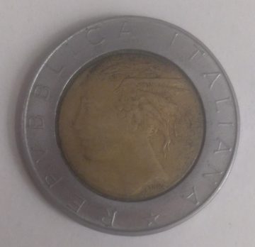 ITALY 500 LIRE 1988 (used)