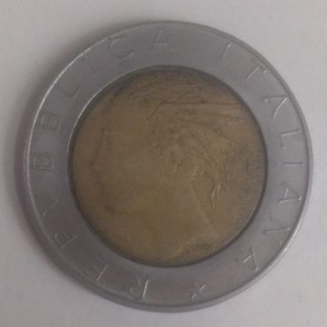 ITALY 500 LIRE 1988 (used)