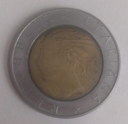 ITALY 500 LIRE 1988 (used) | Indian Postage Stamps | Indian Coins | Old Indian Currency | Rare Indian Coins | Numismatic Collection India