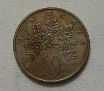 JAMAICA 10 Cents 1969 (used)