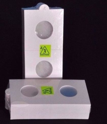 Coin Holder - 50 NOS. - Size No. 3 (22.5 MM) - Good Quality Holders | Indian Postage Stamps | Indian Coins | Old Indian Currency | Rare Indian Coins | Numismatic Collection India