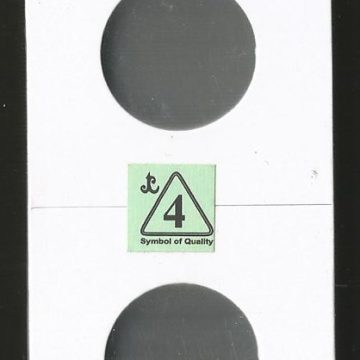 2 x 2 Coin Holders ~ SIZE 4 - 25 MM ~ 25 Pieces