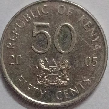 KENYA 50 CENT 2005 (used)
