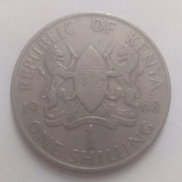 KENYA 1 SHILLING 1968(used)