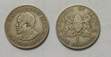 KENYA 1 SHILLING 1969 (used)