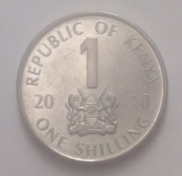 KENYA 1 SHILLING 2010(used)