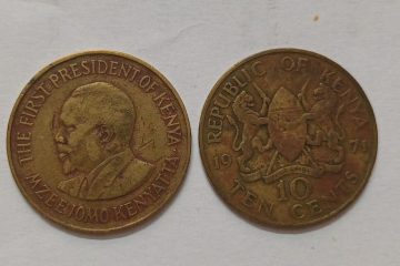 KENYA 10 CENT 1971 (used)