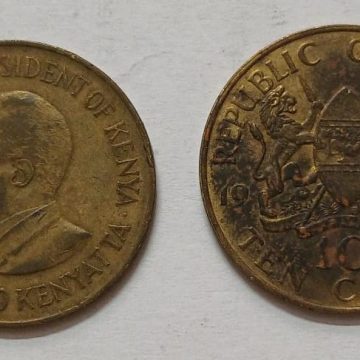 KENYA 10 CENT 1986 (used)