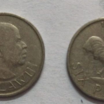 MALAWI 6 PENCE  1967 (used)