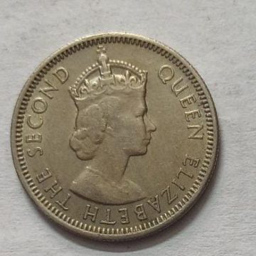 MALAYA 10 CENTS 1953 (Used)