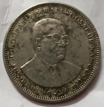 MAURITIUS 1 RUPEE 2002 (used)