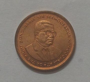 MAURITIUS 5 CENTS 1996 (used)