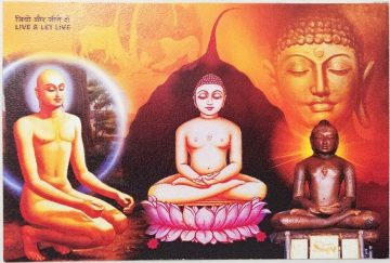 Tirthankar Mahaveer Jayanti Greetings Maxim Card