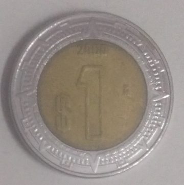 MEXICO 1 DOLLAR 2000(used)