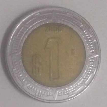 MEXICO 1 DOLLAR 2000(used) | Indian Postage Stamps | Indian Coins | Old Indian Currency | Rare Indian Coins | Numismatic Collection India
