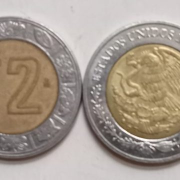 MEXICO 2 DOLLAR 2011(used)