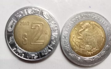 MEXICO 2 DOLLAR 2017(used)