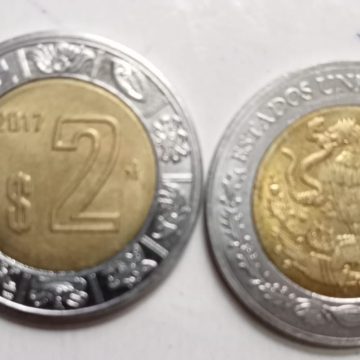 MEXICO 2 DOLLAR 2017(used)