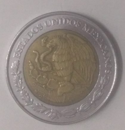 MEXICO 5 DOLLAR 1999(used) | Indian Postage Stamps | Indian Coins | Old Indian Currency | Rare Indian Coins | Numismatic Collection India - Image 2