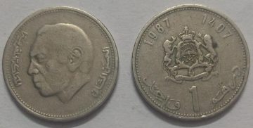MOROCCO 1 DHIRAM 1987 (used)