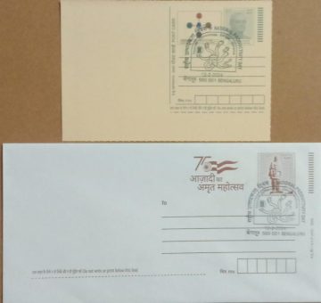 National Productivity Day Special cancellation on Postal stationary Envolope & Postcard Released on 12-02-2024