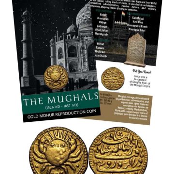 The Mughals-Gold Mohur (Zodiac Series) Dynasty Gold-Plated Reproduction ATM card Type/Limited Edition