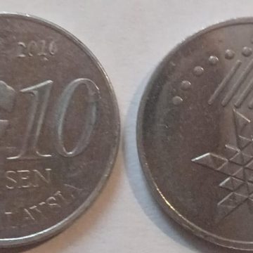10 Sen _2016 Bank Negara Malaysia (used)