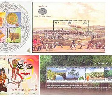 Miniture Sheet Complete Year Pack of 2002-MS-4 nos