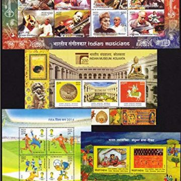 Miniture Sheet Complete Year Pack of 2014-MS-4 nos