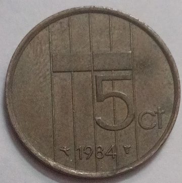 NEDERLAND-5 CENT 1984 (Used)