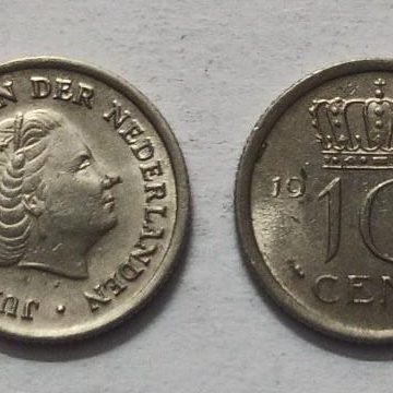 NEDERLAND-10 CENT 1956 (Used)