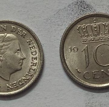 NEDERLAND-10 CENT 1965 (Used)