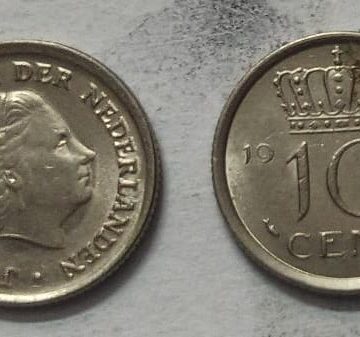 NEDERLAND-10 CENT 1966 (Used)