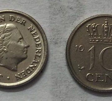 NEDERLAND-10 CENT 1969 (Used)