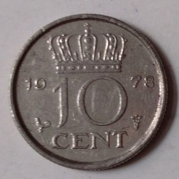 NEDERLAND-10 CENT 1978(Used)