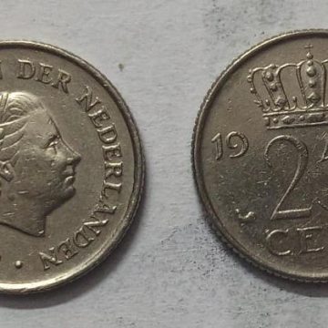 NEDERLAND-25 CENT 1969 (Used)