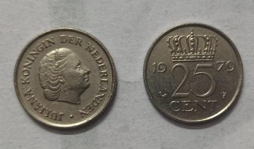 NEDERLAND-25 CENT 1979 (Used)