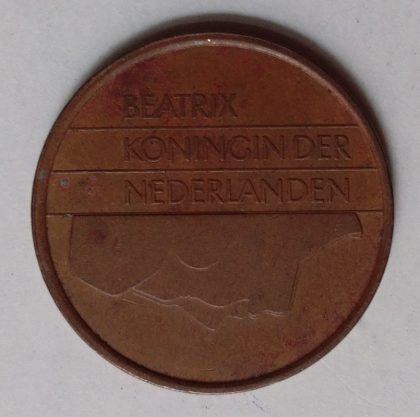 NEDERLAND-5 CENT 1988(Used) | Indian Postage Stamps | Indian Coins | Old Indian Currency | Rare Indian Coins | Numismatic Collection India - Image 2
