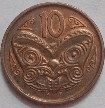 New zealand 10 cent Coin 2014 (Used)