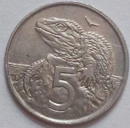 New zealand 5 cent Coin 1997 (Used) | Indian Postage Stamps | Indian Coins | Old Indian Currency | Rare Indian Coins | Numismatic Collection India
