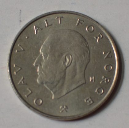 NORWAY_1 KRONE_1979 (used) | Indian Postage Stamps | Indian Coins | Old Indian Currency | Rare Indian Coins | Numismatic Collection India